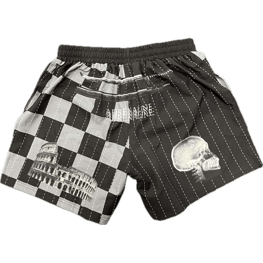 "Adrenaline" High-Cut Gladiator Shorts