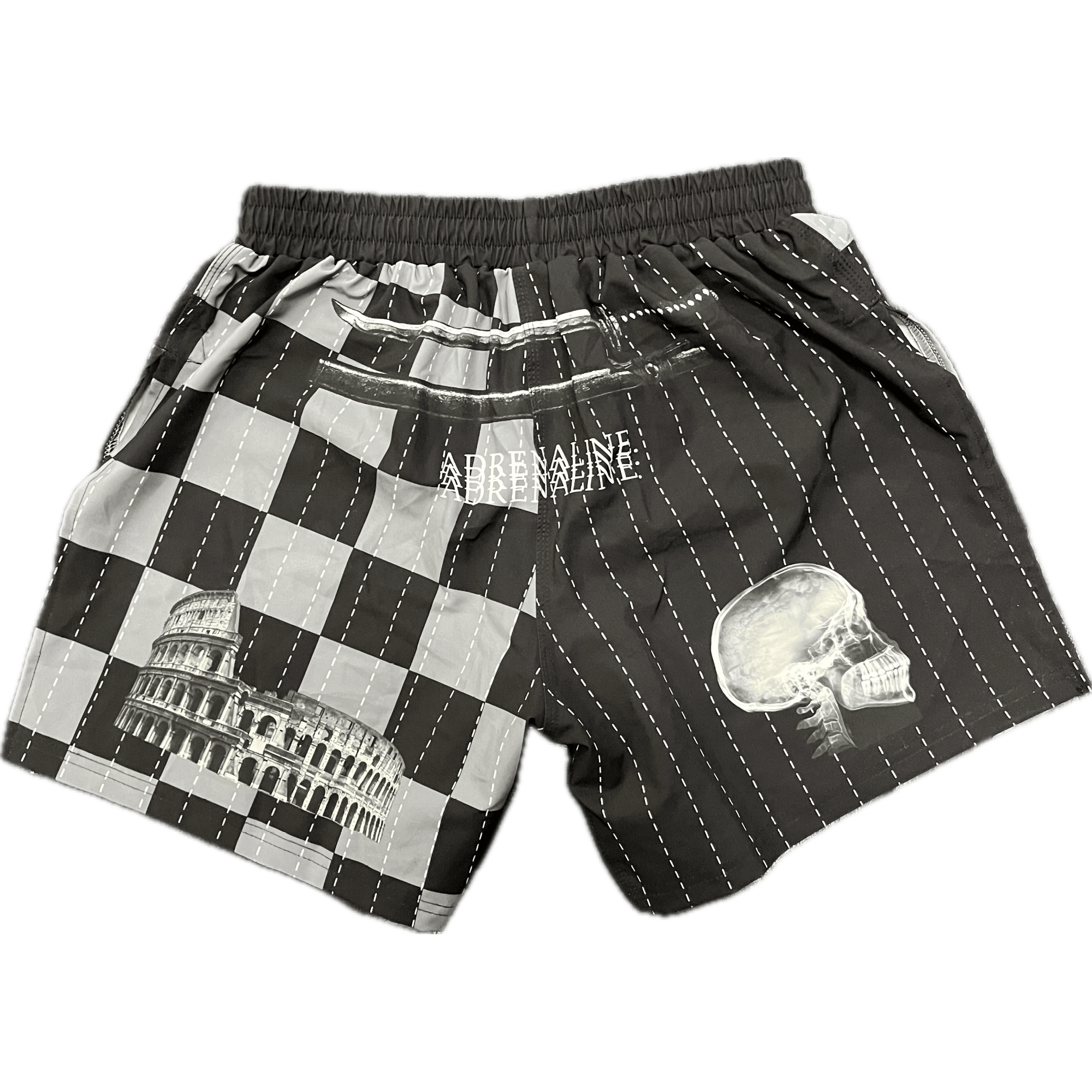 "Adrenaline" High-Cut Gladiator Shorts