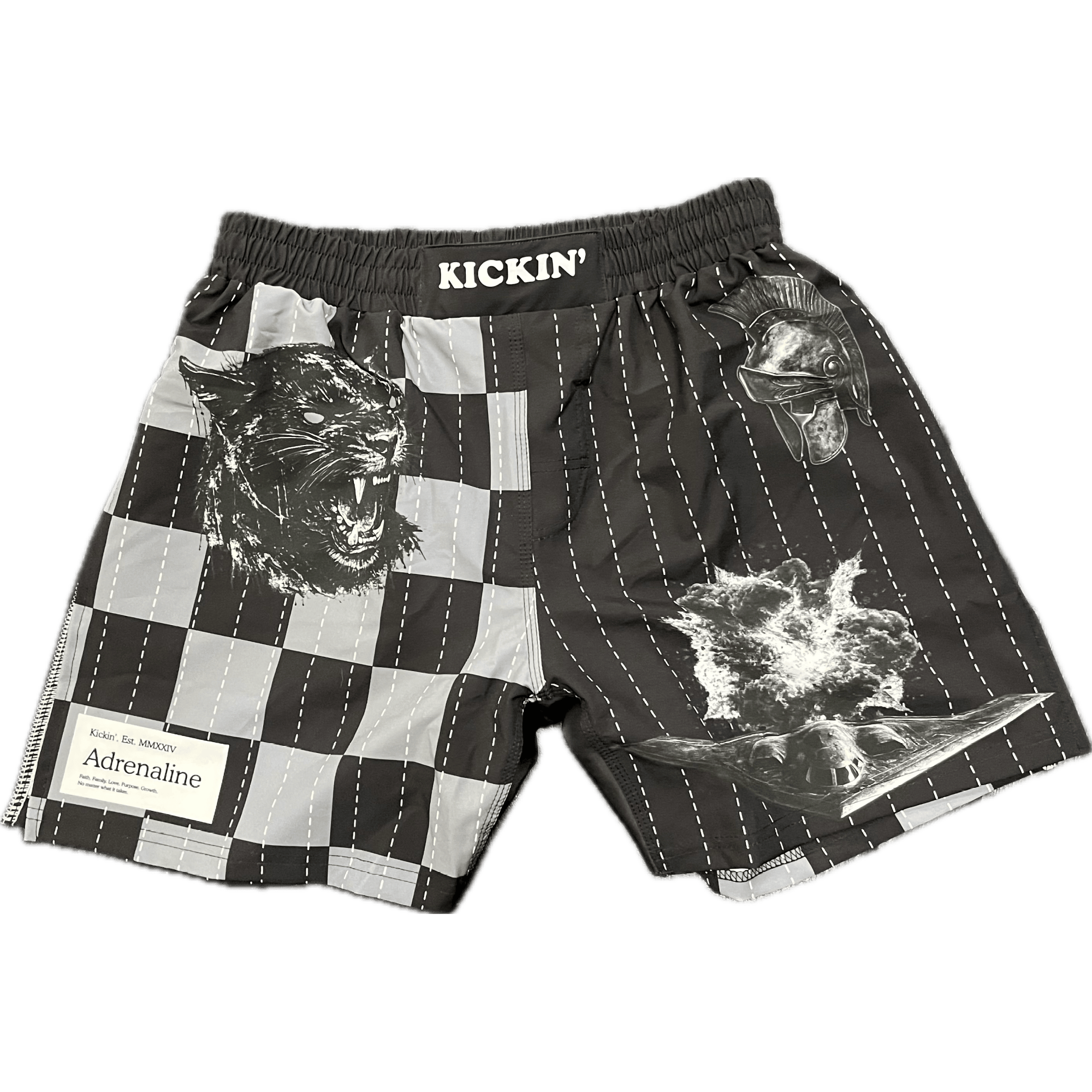 "Adrenaline" High-Cut Gladiator Shorts