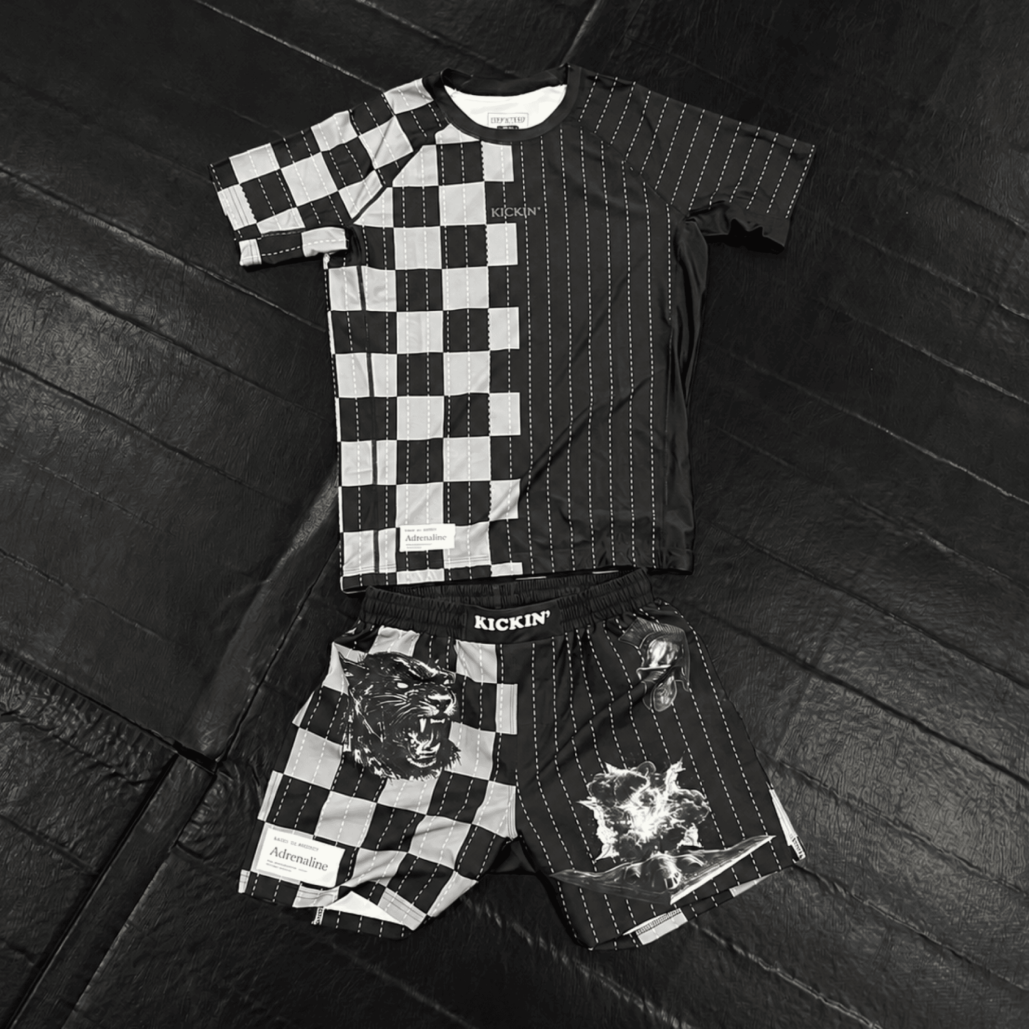 "Adrenaline" Short Sleeve Training Rashguard