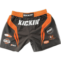 "Full Throttle Racer" High-Cut Gladiator Shorts - Orange
