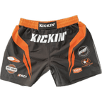 "Full Throttle Racer" High-Cut Gladiator Shorts - Orange